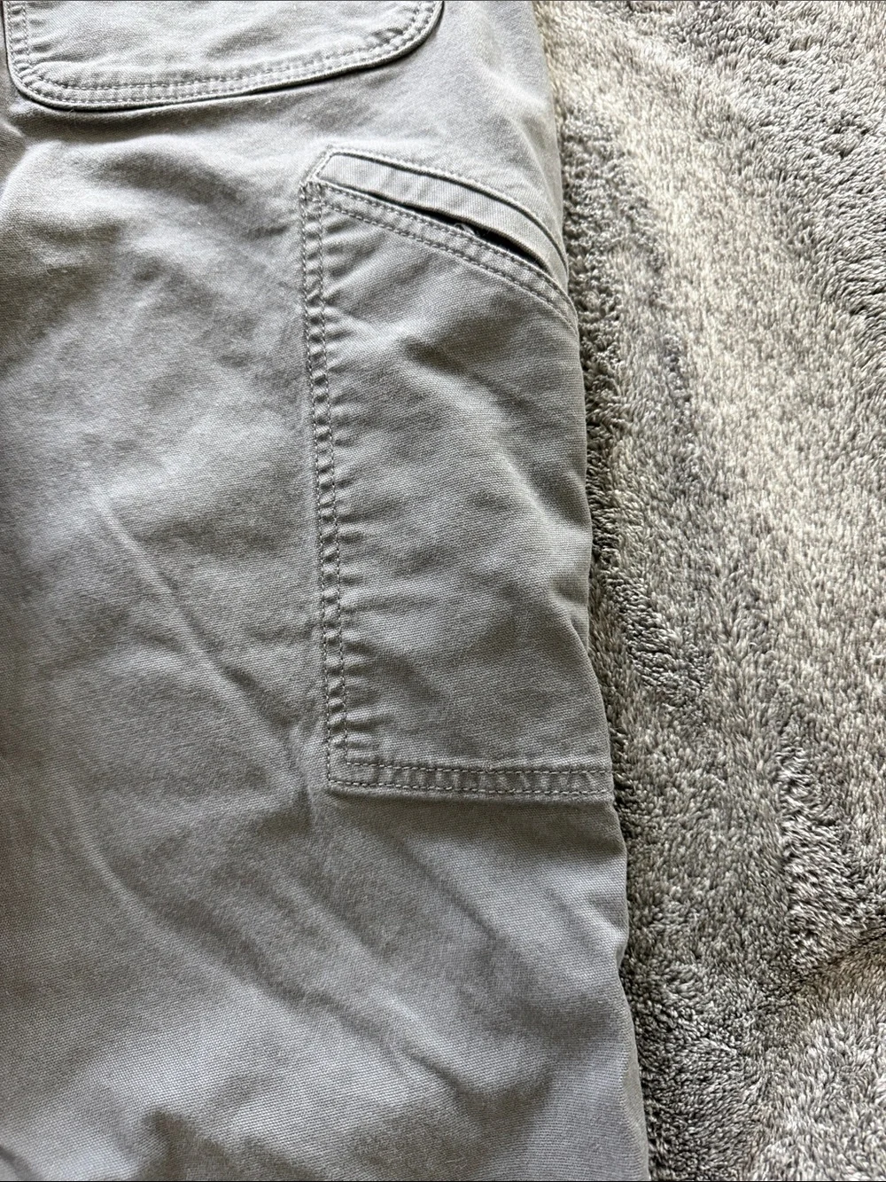 Carhartt Men's Gray Straight Cargo Pants